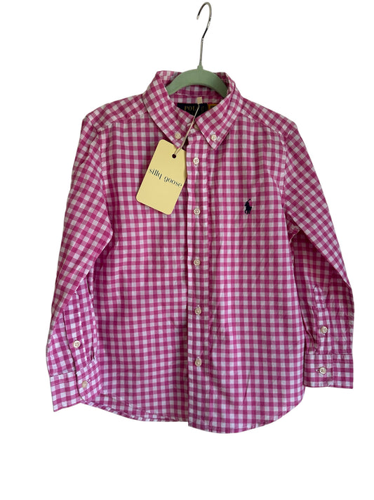 Ralph Lauren - Pink Check Shirt - Size 5